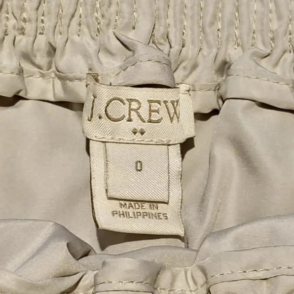 J. Crew Mini Paperbag Skirt - Size‎ 0 - Gold/Metallic - Picture 3 of 3